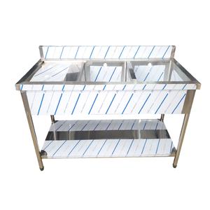 스텐 2조 업소용 싱크대 주방 세정대 씽크대 1500 좌날