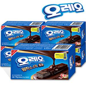 동서식품 오레오 웨하스 스틱 초코 75g 24개 1박스
