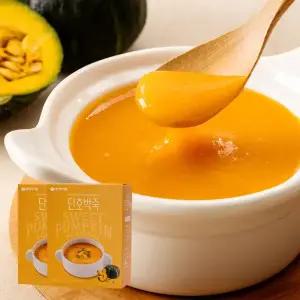 [35%인하] 화과방 정성담은 단호박죽 400g 2박스 / 국산호박죽 대두식품 붓기 간편식 즉석식품 아침대용 간식