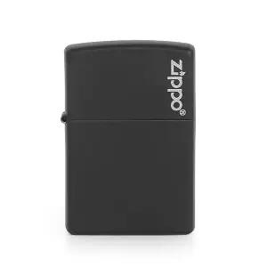 지포 ZP218ZL 클래식 블랙 매트 로고 라이터 타임메카