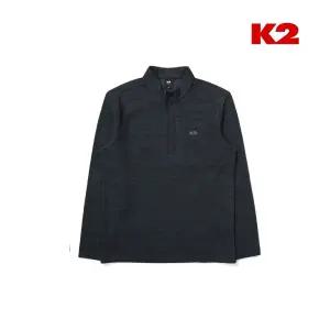 [롯데백화점]케이투 남성 간절기 긴팔 FLYHIKE 멜란지 집업 티셔츠 KMU23217