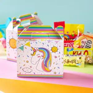 지니마켓 단체 간식 세트 학교 어린이집 유치원 어린이날 행사 소포장 간식 세트 꾸러미 구디백 유니콘 상자