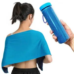 빅사이즈 대형 아이스 쿨타올 스카이블루 등산 수건