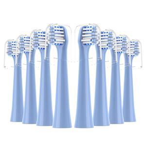 콜게이트 험 커넥티드 스마트 배터리 전동 칫솔 헤드용 페이헤드 교체용 칫솔 8팩, 블루