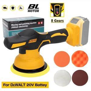 디월트 20V 배터리 전동 자동차 광택기 8단 무선 왁싱 샌딩 씰링 공구에 적합