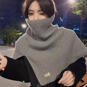 니트 숄더 터틀넥 겨울 넥워머 목폴라 목도리 스카프 목토시 머플러