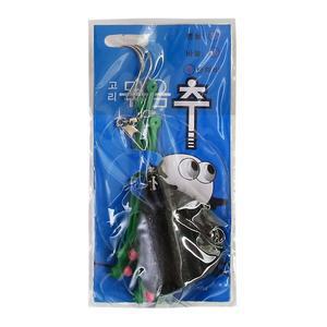 [머털낚시]원투낚시 묶음추 세트 봉돌 25호 바늘 16호 1개입