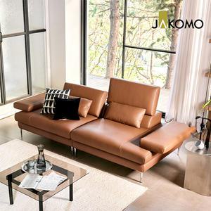 [자코모] 노벰버 하이 3인 기능성 슈렁큰 천연면피 소가죽 소파 (+쿠션2개)