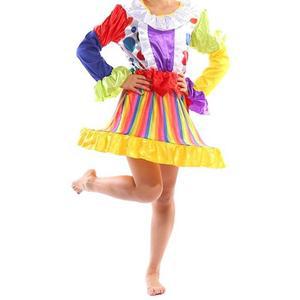 [RGP02OPU]여자삐에로복 원피스 행사복장 MC분장 마술사옷