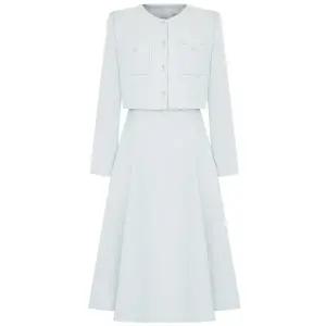 [케네스레이디] 로아 트위드 자켓 원피스 (EWOPPK0200)