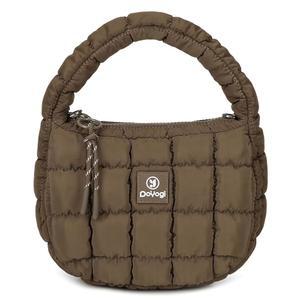 DOYOGI 패딩 작은 핸드백 나일론 지갑 경량 면 패딩 호보 퀼팅 손목 보호대 가방