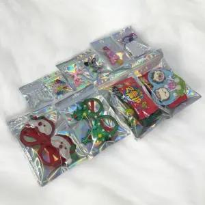 홀로그램 지퍼백 7x10 100P/포장지/선물/봉투/슬라이드/미니/포장/소형/스탠딩/투명/비닐/대형/PVC/중형