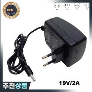 38W 19V 2A AC 100V-240V 변환기 어댑터 DC 19 볼트 Vdc 2000mA 19V2A 전원 공급 장치 EU 미국 영국 AU 플