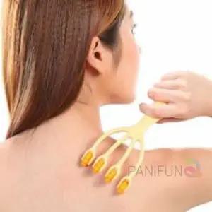 [골드스마일]다용도 미니 롤러 마사지기 다리 얼굴 관리 마사지 기기