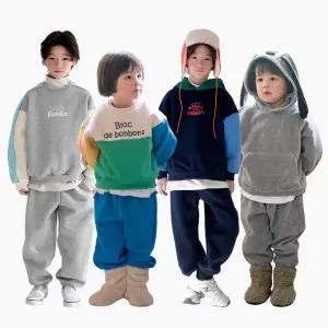 [붐붐키즈]겨울신상/5호-19호/상하복/세트/츄리닝세트/주니어