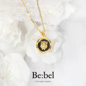 순금목걸이 18.75g(5돈 다섯돈) 24k 여자 디자인 코인 부엉이 비벨