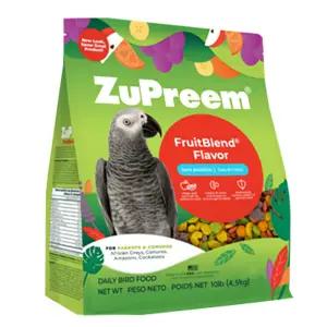 쥬프림 후르트 블렌드 회색앵무 중대형조 과일 펠렛 4.5kg 사료