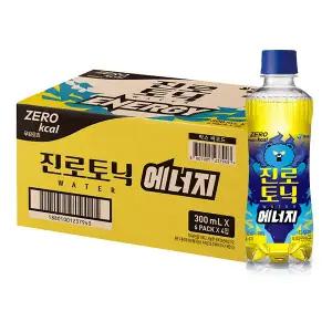 [소비기한 임박] 하이트진로 토닉워터제로 에너지 300ml, 24개
