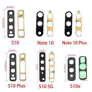 삼성 호환 S9 S10e 5G S20 S21 Plus Ultra Note 8 9 Lite 용 카메라 유리 접착제 수리 도구가있는 후면 렌