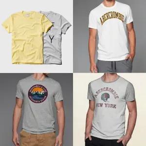 아베크롬비 남성 반팔티 청바지 여성 후드 반바지 남방