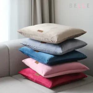 벨벳 무지 방석 겸 쿠션 커버 (50x50)