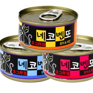 네코벤또 3종혼합80gx24개