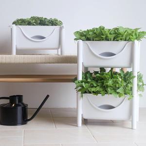 저면관수 베란다텃밭 상추키우기 인테리어 화분 플랜트박스