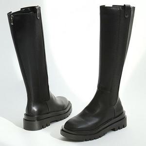 천연소가죽 제작 로스타 베이직 첼시 롱부츠 255사이즈  주문가능