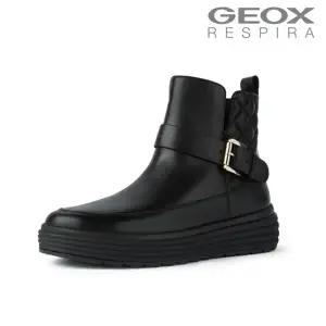 [제옥스](하남점)[GEOX]제옥스 여성 New 22 F/W 컴포트 워커 앵클 부츠 파오레 W1B26FD2W11 블랙