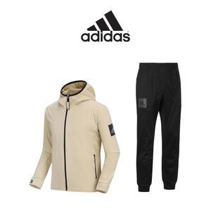 아디다스 컴뱃스포츠 마샬아츠 우븐 후드집업 트레이닝복 세트 ADISS08M BG(베이지) 사우나 땀복 슬림핏