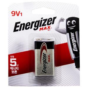 에너자이저 알카라인 맥스 건전지 9V 1개