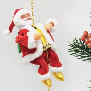 줄타는산타 산타인형 멜로디 크리스마스 트리 장식 소품