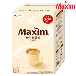 맥심 화이트골드 180T +20T 총200T