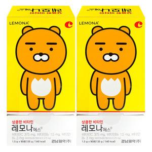 경남제약 비타민 레모나 에스산 (카카오) 1.5g 90포 x2개