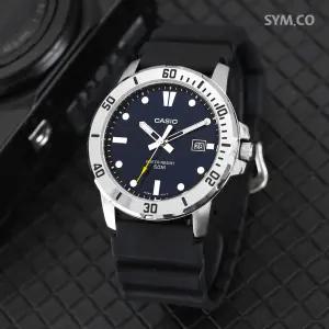 카시오 MTP-VD01-2E 다이버룩 빈티지 캐쥬얼 스포츠 남자 우레탄 시계 c