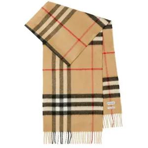 클래식 체크 캐시미어 머플러 8076576