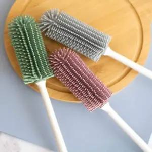 홈카페컵 홈카페머그 실리콘 병 세척솔