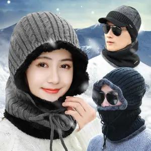 아일렌 넥워머 털모자 남녀공용 겨울 목도리 머플러