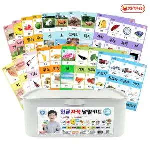 자석 낱말 카드 총240p 한글 카드 나라/어린이집/유치원/학습용/카드놀이/장난감/공부/놀이/단어/학습/아동