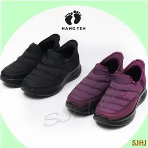 행텐 3707 이지온 써모핏 여성 패딩 슬립온/블랙 퍼플/방한 패딩 편하고 가볍고 따뜻 쉽게 신고 벗고 찬바람 불면 겨울 활동 눈 얼음 산뜻하게 외출