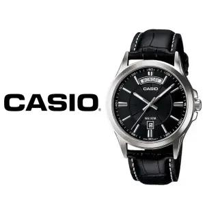 카시오 가죽시계 빈티지 라운드 남자 패션시계 MTP-1381L-1A