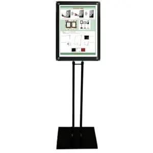 (말랑)포스터 자석액자 스탠드(APS-47B) B4 흑색펄판넬 판촉물 안내판 표시 표지판 게시판