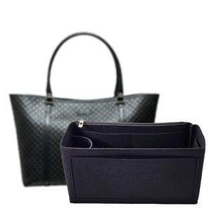 구찌 마이크로시마 미디움 쇼퍼백 토트백 이너백 팰트지 텀블러형 블랙