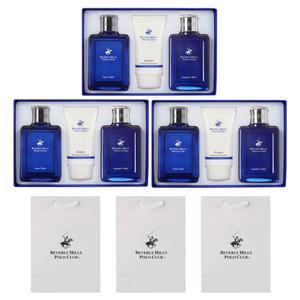 비버리힐스폴로클럽 블루옴므 남성기초3종 3세트 + 선물용쇼핑백3개