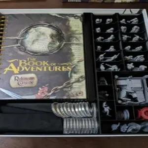 보드게임 로빈슨 크루소 컬렉터스 에디션 CE 오거나이저 구성물 보관함 인서트 3D 프린팅 악세사리