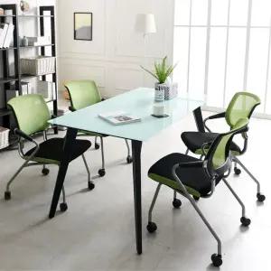 부동산 상담테이블 상담실 회의실 의자 4개 책상용의자