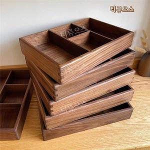 커피박스 티박스 정리 홈카페 우드 소품 차 보관함 탕비실 박스 원목 수납 티류으스