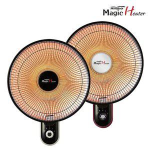 매직히터 세라믹 벽걸이형 벽걸이 전기 히터 벽난로 난방기 WINDPIA-1012H