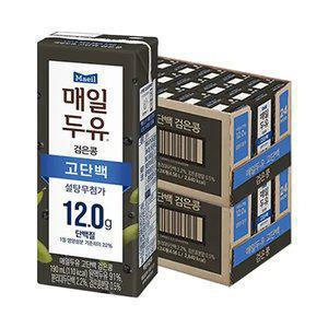 매일두유 검은콩 고단백 190ml, 48개