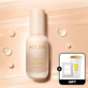 (40%+7%묶음할인/커피쿠폰+클렌징티슈)에이지투웨니스 에센스 글로우 파운데이션